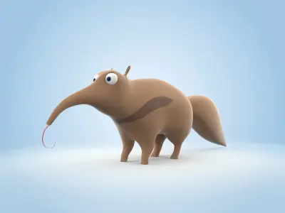 Anteater 3D model