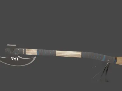Turgut Alp Axe Low-poly 3D model