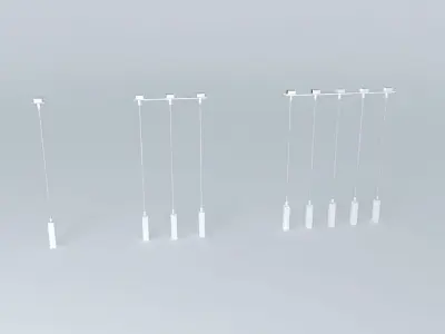 modern chandelier Free 3D model buy