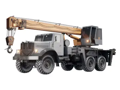 Truck Crane 3D model