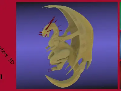 3D Pack Fantasy Monster 3D model