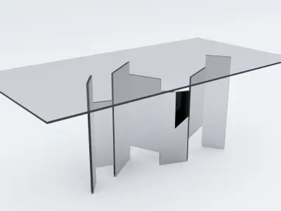 Design Fume Glass Table Free 3D model