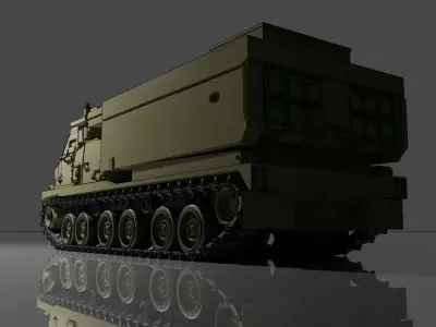 M270 MLRS 3D model - Ready to print 3D print model