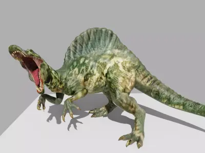 Spinosaurus Dinosaur Low-poly 3D model