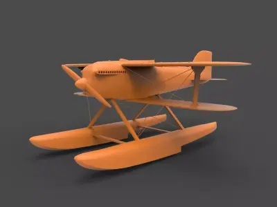 Sea Plane 3D print model