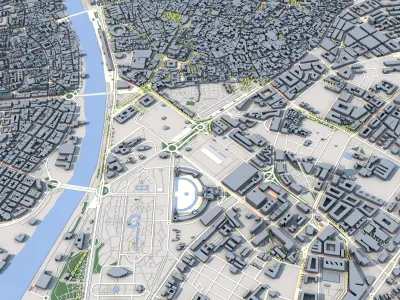 Seville City Spain 3D model