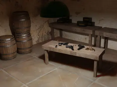 Military house 3D model