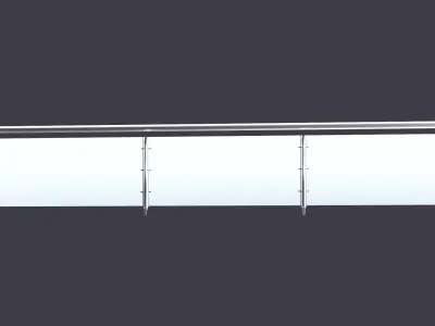 Metal Balcony 3D Design 3D model