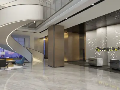 The Hotel Lobby 3 3D model