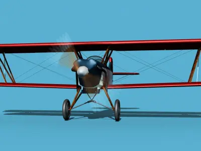 Travelair 2000 V02 3D model