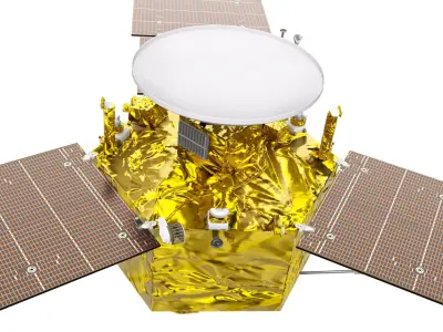 Juno spacecraft Low-poly 3D model