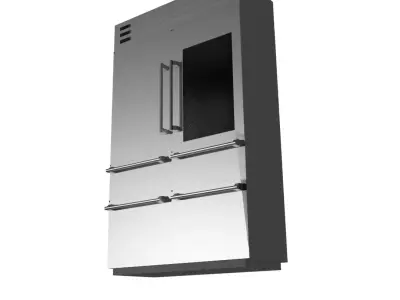 Fridge refrigerator Free low-poly 3D model purchase