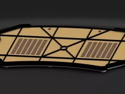 Bottom Cover of Agriculture Sprayer Pump Free 3D model