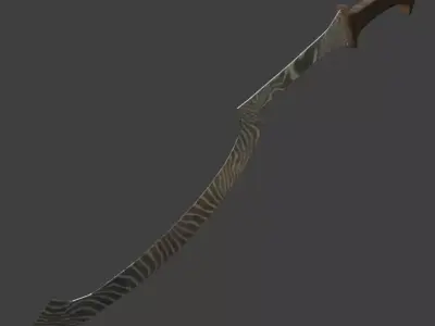 Khopesh sword 3D model