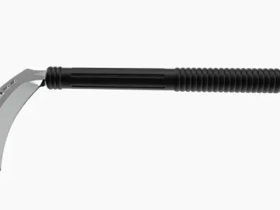 Kusarigama with cord plastic 3D model