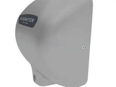 Xlerator Hand Dryer- Stainless Steel 3D model