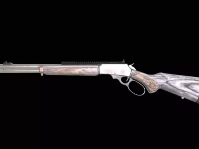 Marlin 1895 SBL Rifle  Low-poly 3D model