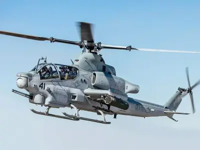 Army helicopter AH-64 apache 3D print model