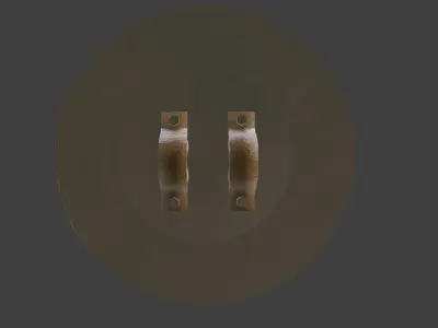 Taskmaster Shield Free low-poly 3D model