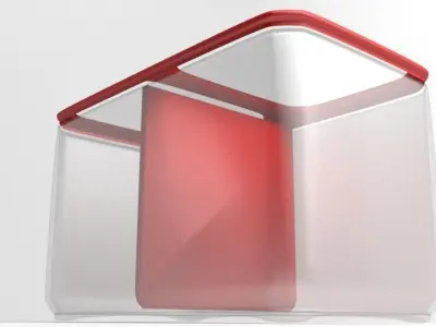 Aquarium - Betta Tank 3D model