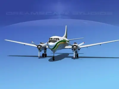 Martin 404 Kwin Air 3D model