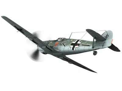 Messerschmitt - BF-109 E - JG 53 3D model