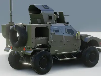 Oshkosh M-ATV Military Jeep 3D Print Model 3D print model