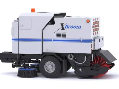Xbroom Street Sweeper 3D model