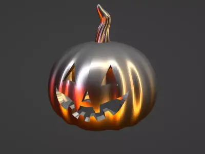 Jack O Lantern Pumpkin STL Free 3D print model