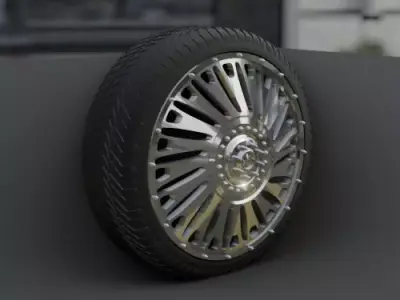 WHEEL FOR CUSTOM TRUCK 21F FRONT AND DOUBLED BACK 3D print model