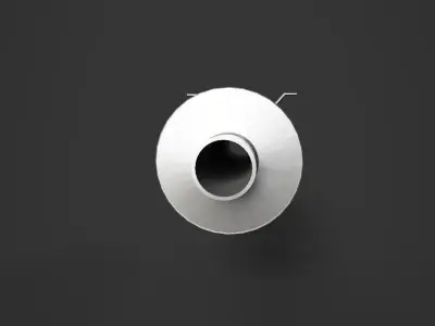 Car Sport Exhaust Low-poly 3D model