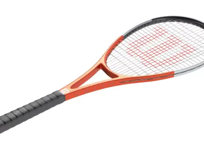 Squash sport set  Low-poly 3D model