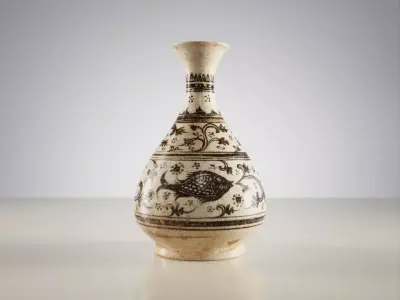 Kalong Vase Low-poly 3D model