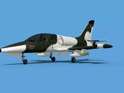 Aero Vodochody L-39C Albatross Russia 2 3D model