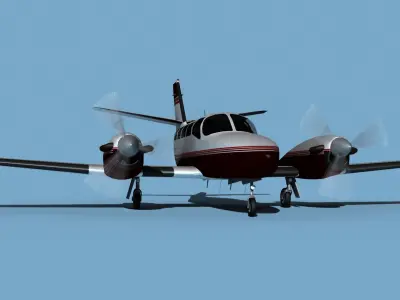 Cessna F406 Caravan II V14 3D model