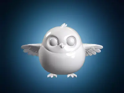 Porg Creature 3D Print Model 3D print model
