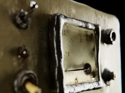 Old electric rectifier - Photoscan Free 3D model