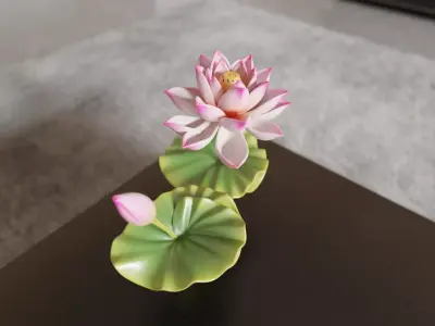 lotus flower 3D print model