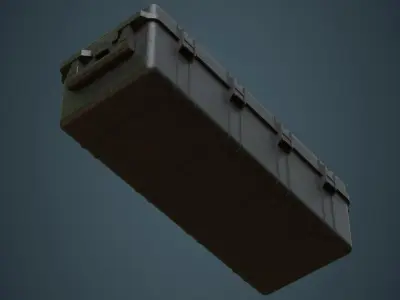 Military Case 4B Low-poly 3D model