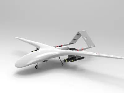 Military UAV Drone 3D model