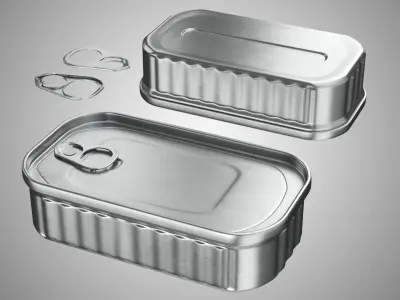Tin Can 01 3D model