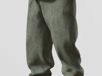 German WWII Infantry Soldier 3D model