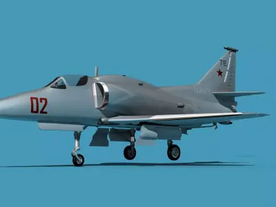 Douglas A-4M Skyhawk V02 USN 3D model