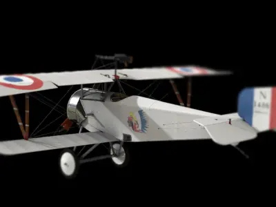 Nieuport 11 3D model