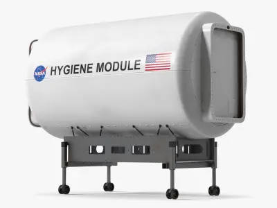 NASA Space Hygiene Module Mobile 3D model