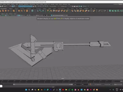 slicer sword model Low-poly 3D model