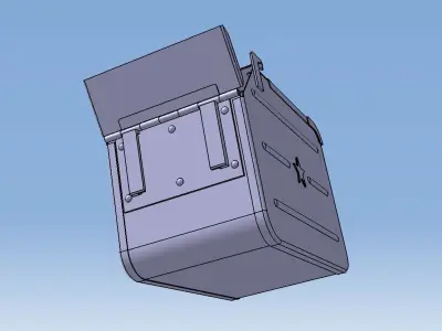 Ammunition Box DShK DShKM NSVT NSV KORD 3D model