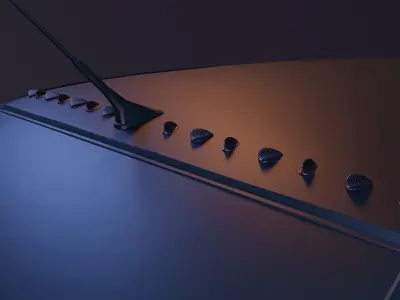 Vortex generator 3d printable Mitsubishi Lancer EVO alternative 3D print model