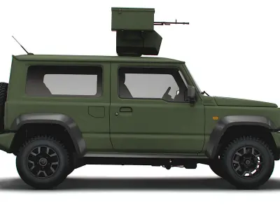 Suzuki Jimny Military DKBM 2022 3D model