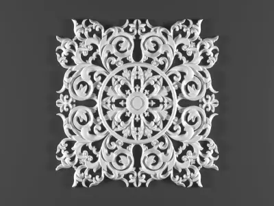 free ornamental classic decoration 3d model kitbash vol 36 Free 3D model